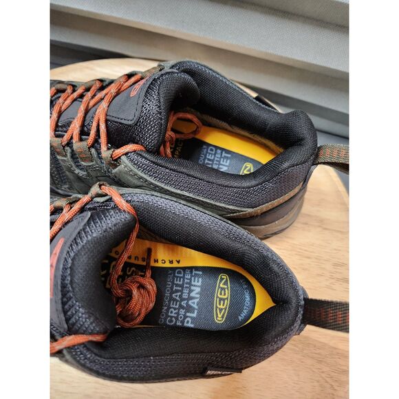 Keen Circadia WP Waterproof Hiking Shoes | Men’s 9 | Black Olive / Potters Clay - Picture 7 of 10